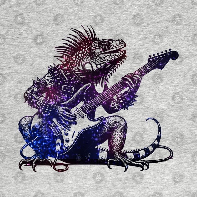 Punk Rock Iguana by susanne.haewss@googlemail.com